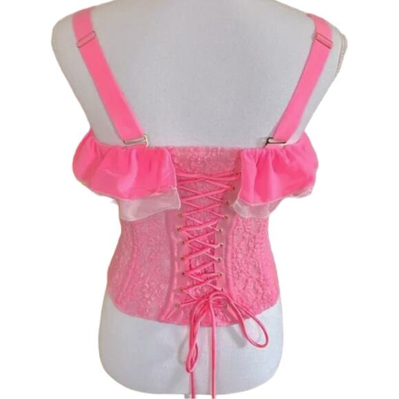 We Are HAH Free People Seams Like A Princess Lace Corset NWT 180.00 XS - Picture 2 of 10